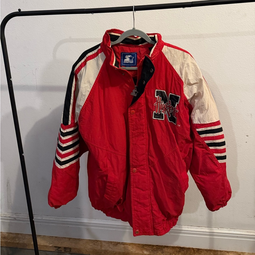 Vintage 90s Nebraska Huskers Starter Jacket